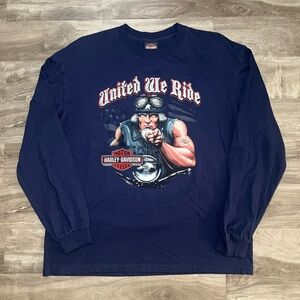 Harley Davidson United We Ride Long Sleeve Shirt